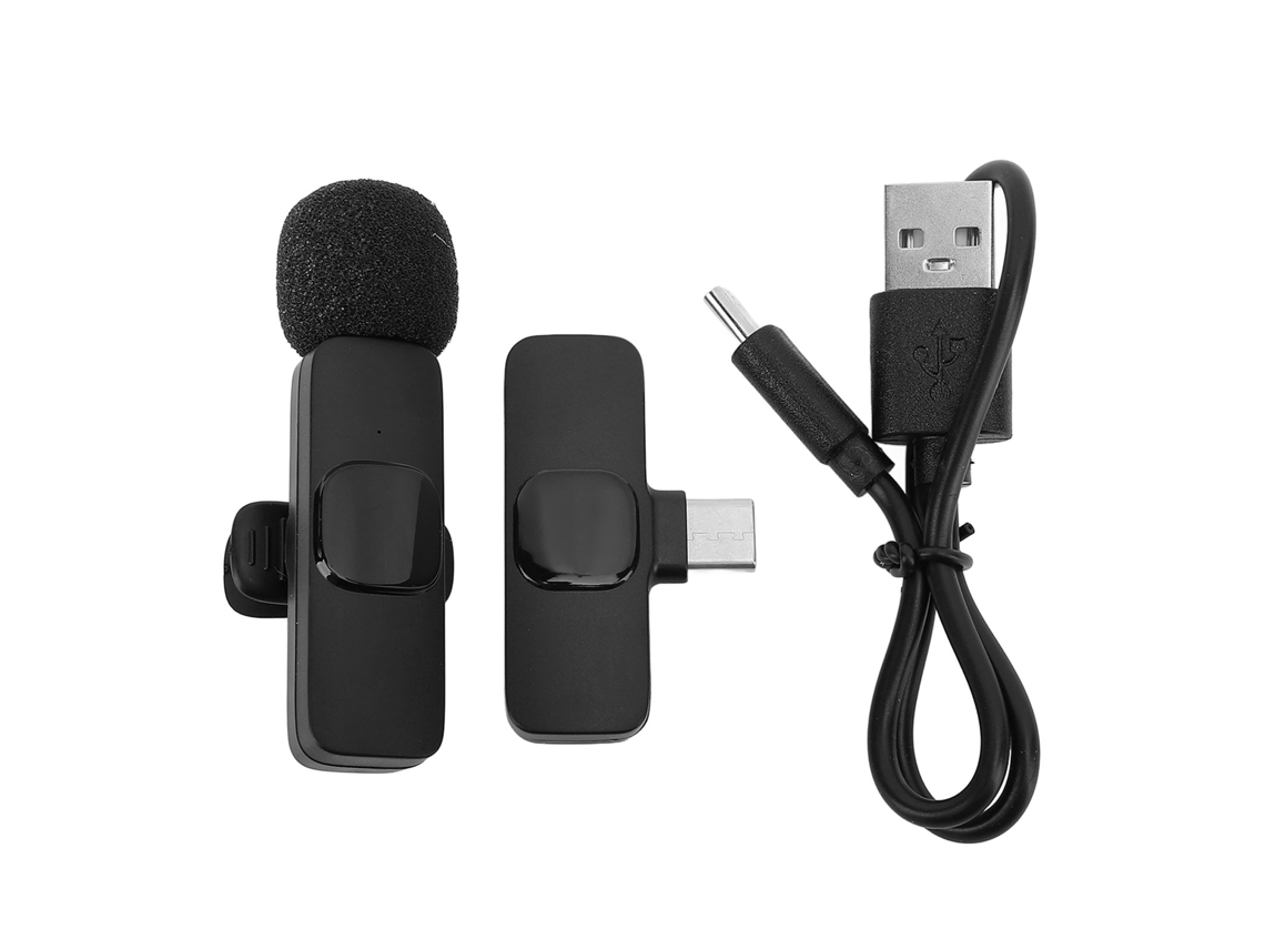 2026-micrófono Lavalier Inalámbrico Con Reducción De Ruido Plug And Play Bluetooth Clip On Para Grabación Y Streaming En Vivo
