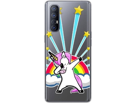 Carcasa Oppo Find X2 Neo TUMUNDOSMARTPHONE Dibujos Transparente