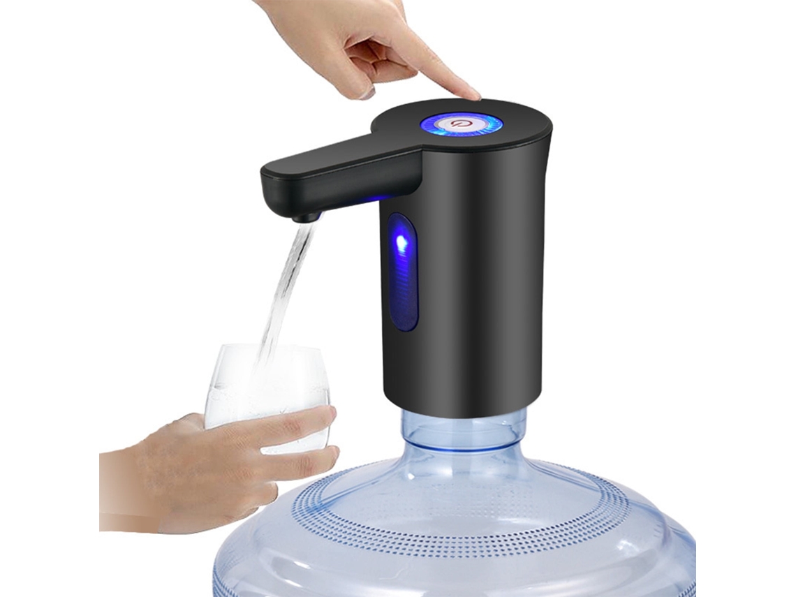 Bomba de agua embotellada, dispensador de agua eléctrico, Chrui (negro)