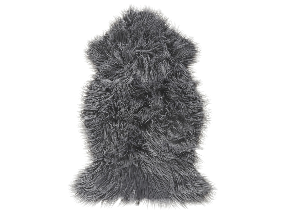 Alfombra de pelo largo BELIANI Mungo de Acrílico Gris 53x88