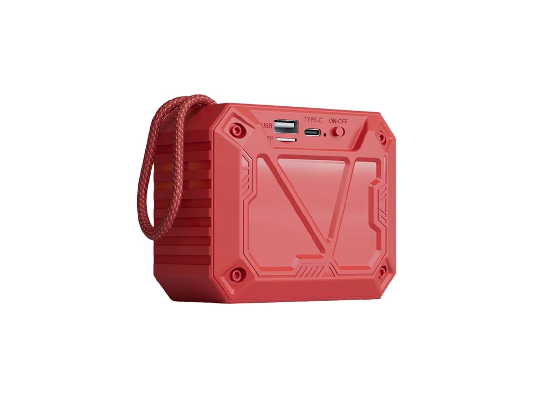 (rojo) Altavoz Bluetooth Multifuncional Creativo