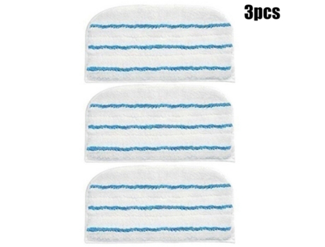 3 piezas de paño de fregona para fregonas de vapor Black & Decker Fsmh13E10-Gb, Fsmh1321-Gb almohadillas de limpieza de repuesto