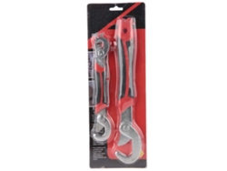 Llave inglesa ajustable, utilizable por ambos lados, multifuncional.