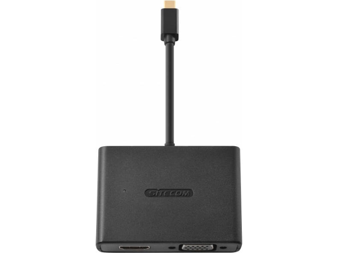 Adaptador HDMI SITECOM (VGA - Negro)