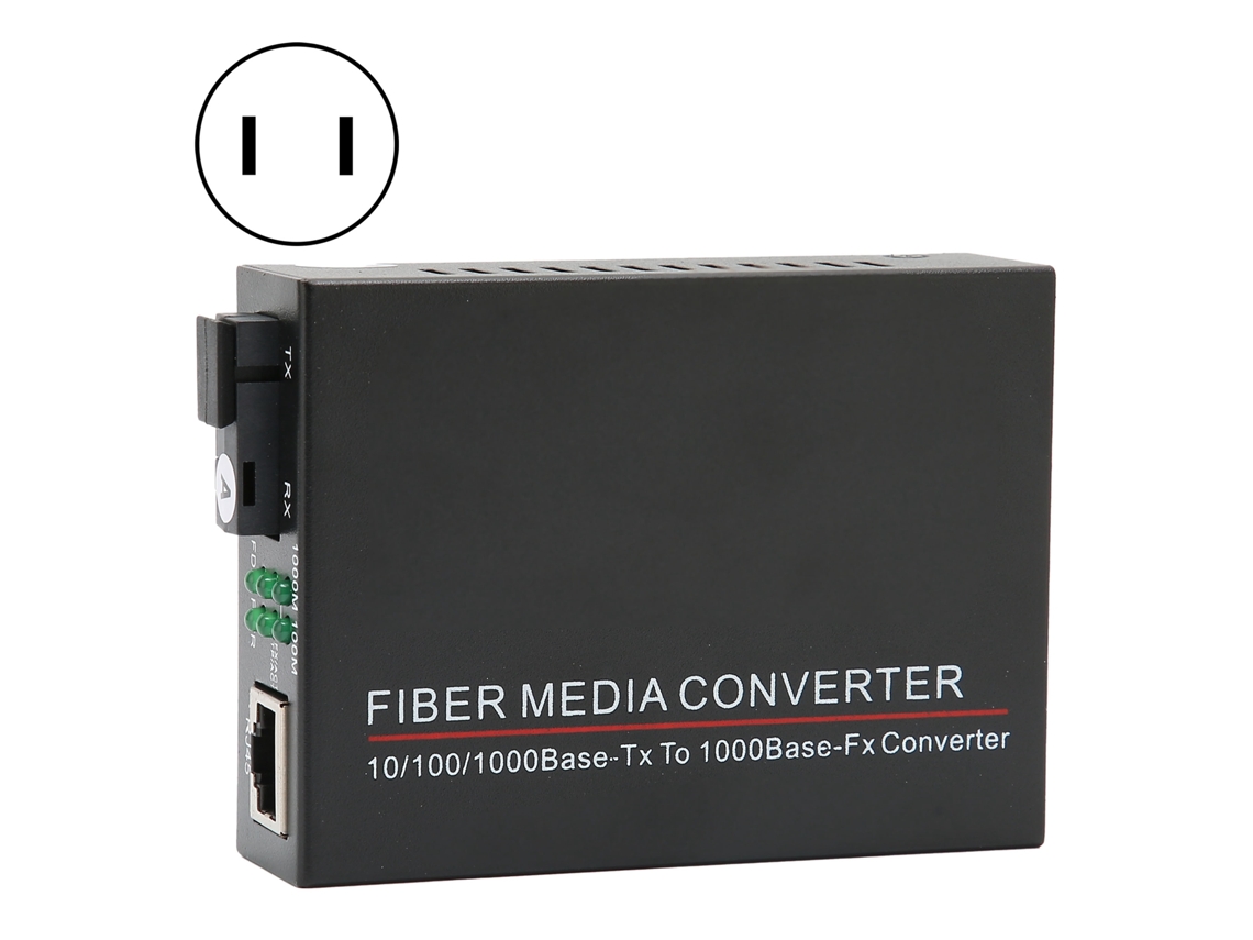 Transceptor De Fibra Tbc-mc3612es20a 20km/sc/1310nm Roteador Óptico 10/100/1000m Ieee802.3u