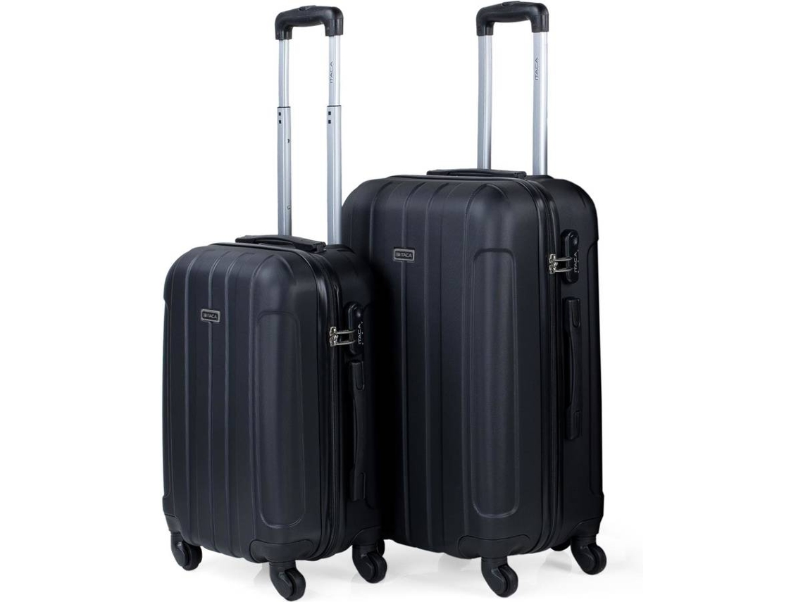 Conjunto de Maletas de Viaje ITACA Negro