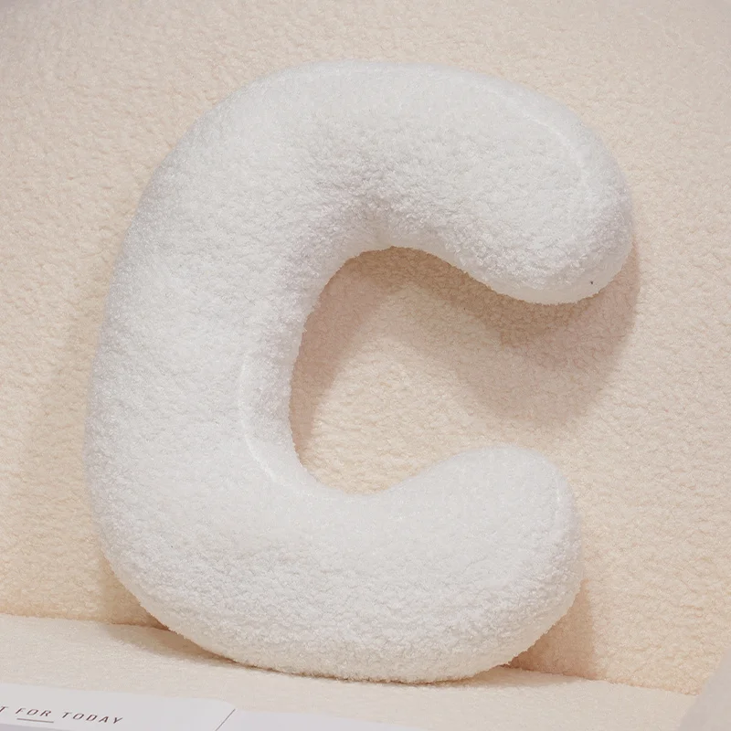 (c) Cómodas Almohadas Con El Alfabeto Inglés, Cojines Para Sofá, Juguetes De Peluche