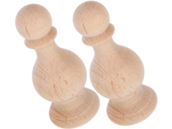 2 Tapas Macizas No Decorativas Para Postes De Escalera, Adornos Tallados A Mano, Estilo Romano.