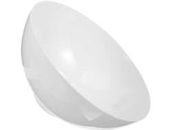 Difusor de luz de acrílico blanco transparente de Ø 24,5 cm para lámpara colgante E27, pieza de repuesto.