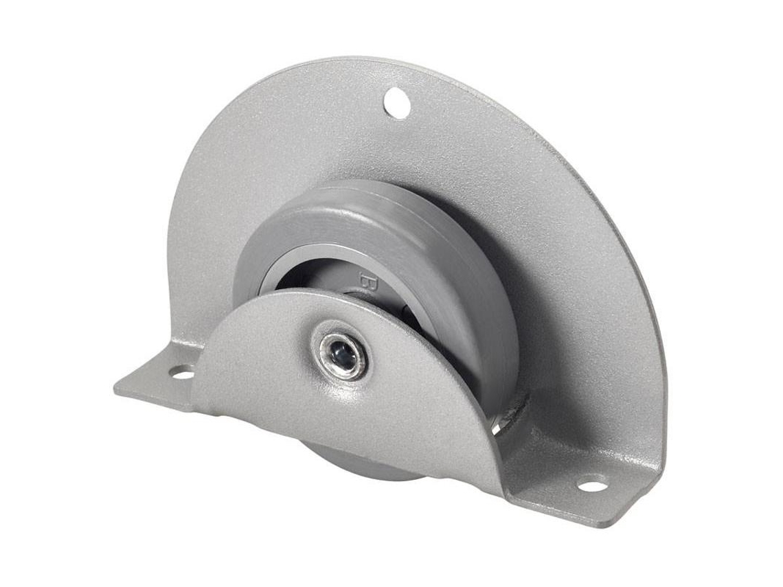 Rueda cama nido 60n50-pgi goma gris eje liso ALEX