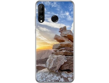 Carcasa Huawei P30 Lite TUMUNDOSMARTPHONE Sunset Multicolor