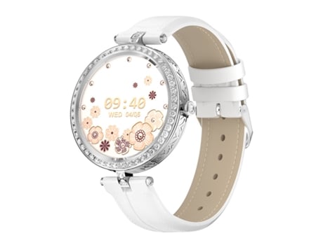 Smartwatch, varios modos deportivos, asistente de voz AI, Blanco CHRONUS