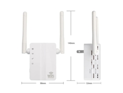 Repetidor de señal WiFi de largo alcance de 300 m con puerto Ethernet Yizhood