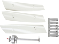 Kit Generador De Turbina Eólica De Levitación Magnética Vertical De 600 W Para Uso Doméstico, Color Blanco.