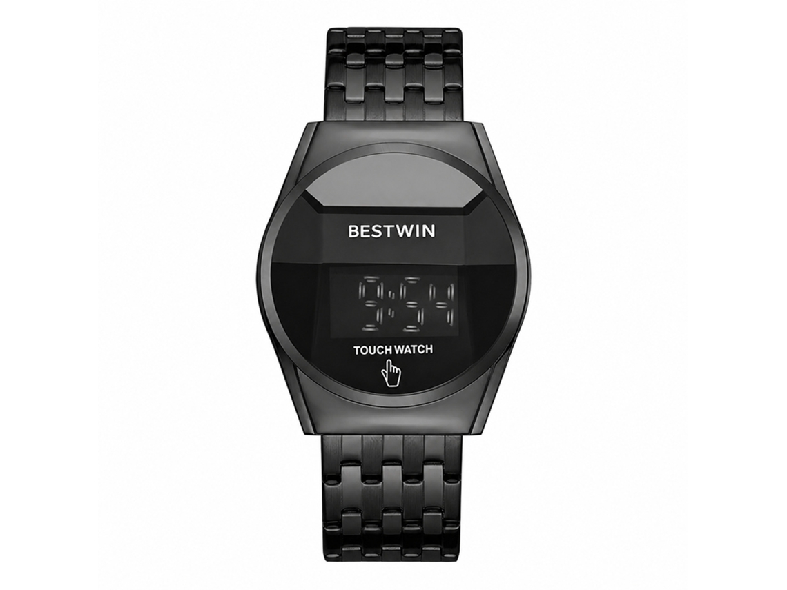Reloj De Pantalla Táctil Para Hombre (negro)