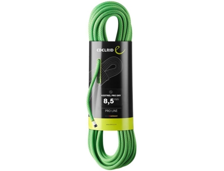 Cuerda De Escalada EDELRID Cordas Kestrel Pro Dry (Verde - 60 m)