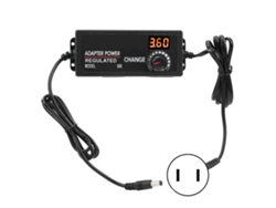 Adaptador Regulador De Potencia Cc Ajustable De 3-24 V 3 A 72 W Con Indicador De Voltaje