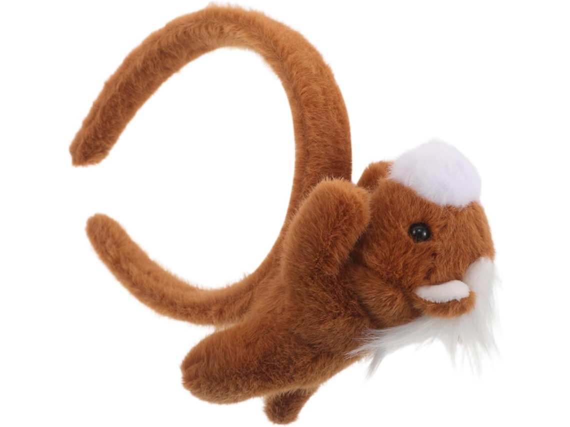 Bandeau Para Cheveux En Peluche Marron Oreilles De Cheval, Accesorio Polyvalent Fait Main Fêtes ...