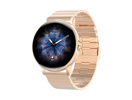 Reloj inteligente para mujer, sumergible IP67, llamadas Bluetooth, dorado VEANXIN