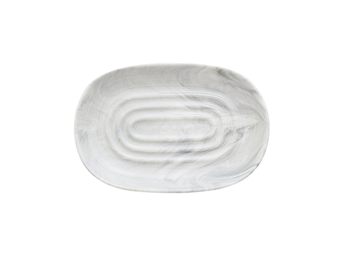 Jabonera decorativa de cerámica, texturas únicas de mármol, para baño y cocina KOFIHETY