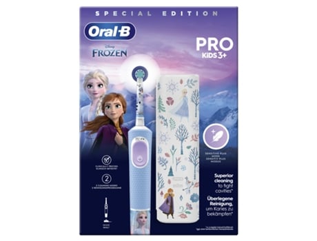 Cepillo de Dientes Eléctrico ORAL B Kids Pro Frozen + Estojo 1Un