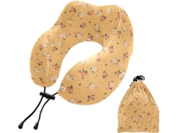 Almohada Viaje Dormir Aviones Espuma Viscoelástica Poliéster Viscoelástica. Fácilmente Soporte Fácil