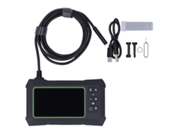 Endoscopio Industrial Con Doble Lente, Cámara De Inspección Impermeable 1080p Ip67, Abs, 7 M, Pantalla De 4,3 Pulgadas