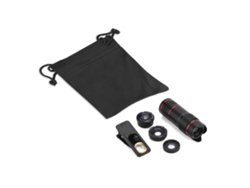 Conjunto De Lentes Móviles (fisheye 10x Telefoto) Universal 4 En 1 Lente Externa Para Teléfonos