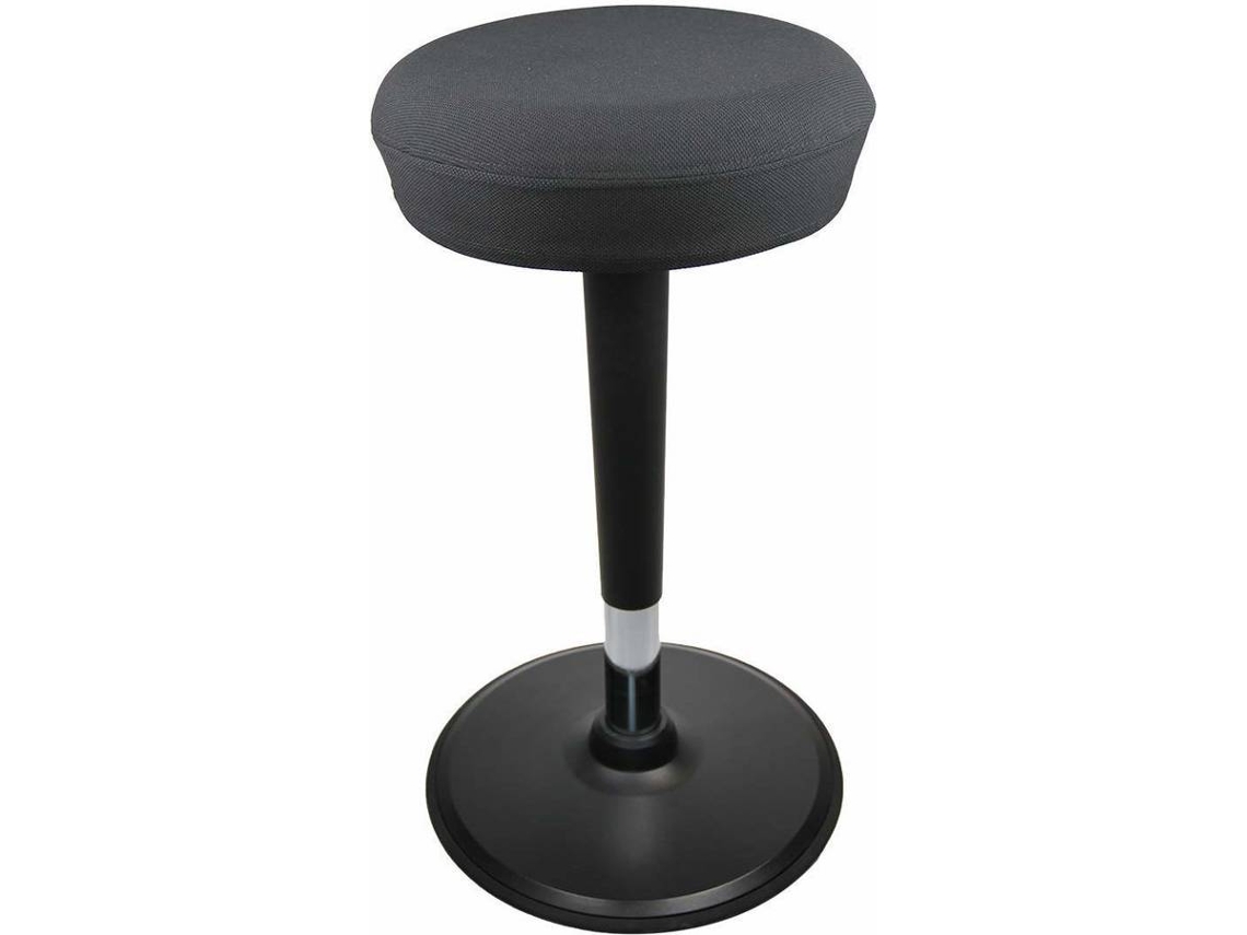 Banco de Escritorio Ejecutivo YULUKIA 200010 Negro (39 x 39 x 84 cm - Metal y Esponja)