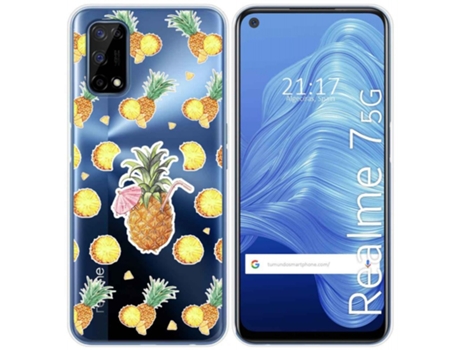 Carcasa Realme 7 5G TUMUNDOSMARTPHONE Dibujos Transparente Multicolor