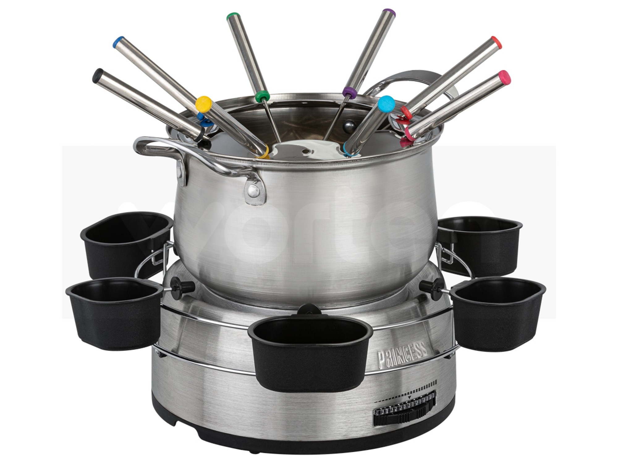 Princess 2680 Set fondue familiar 172680 volumen 1.2 l 800 w con cuencos 1.2l 800w