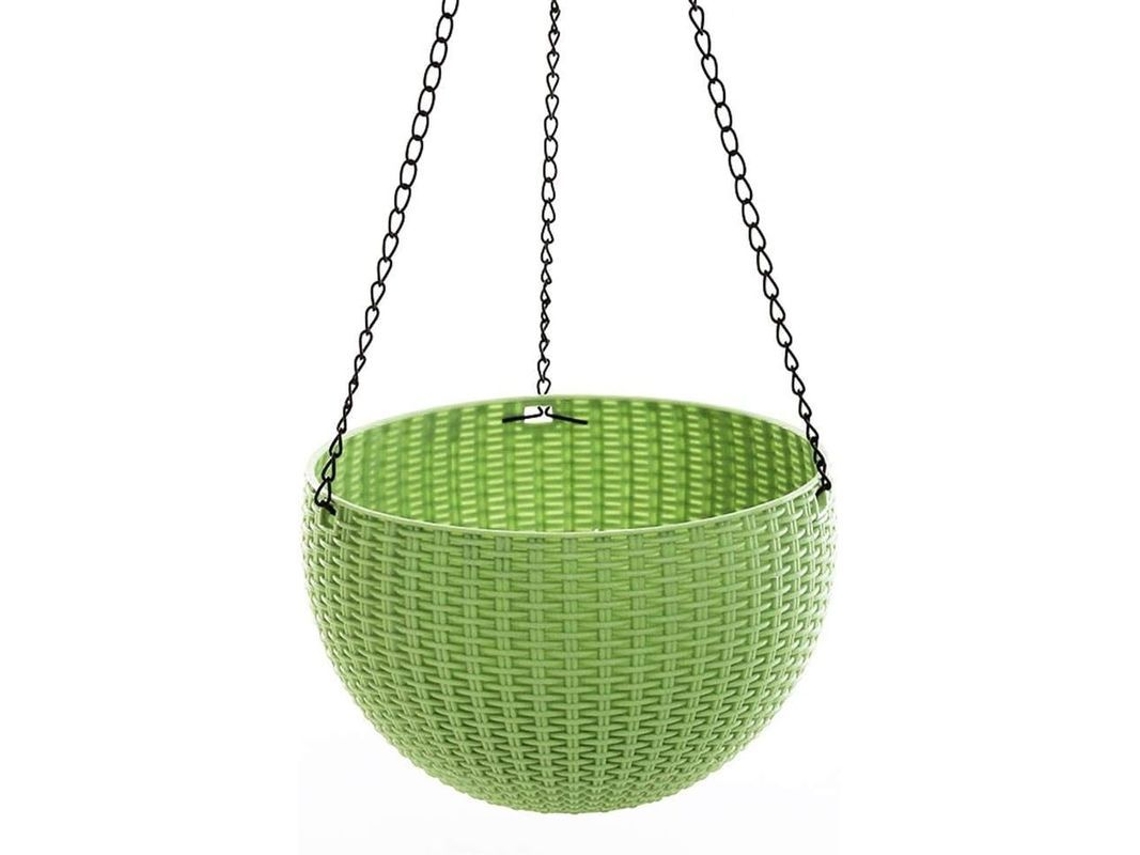 Macetero De Pared De Resina Con Diseño De Ratán, Para Plantas De Interior Y Exterior Y Para Jardinería.