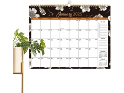 Calendario de pared de 38 x 28 cm para el hogar y la escuela, 2025