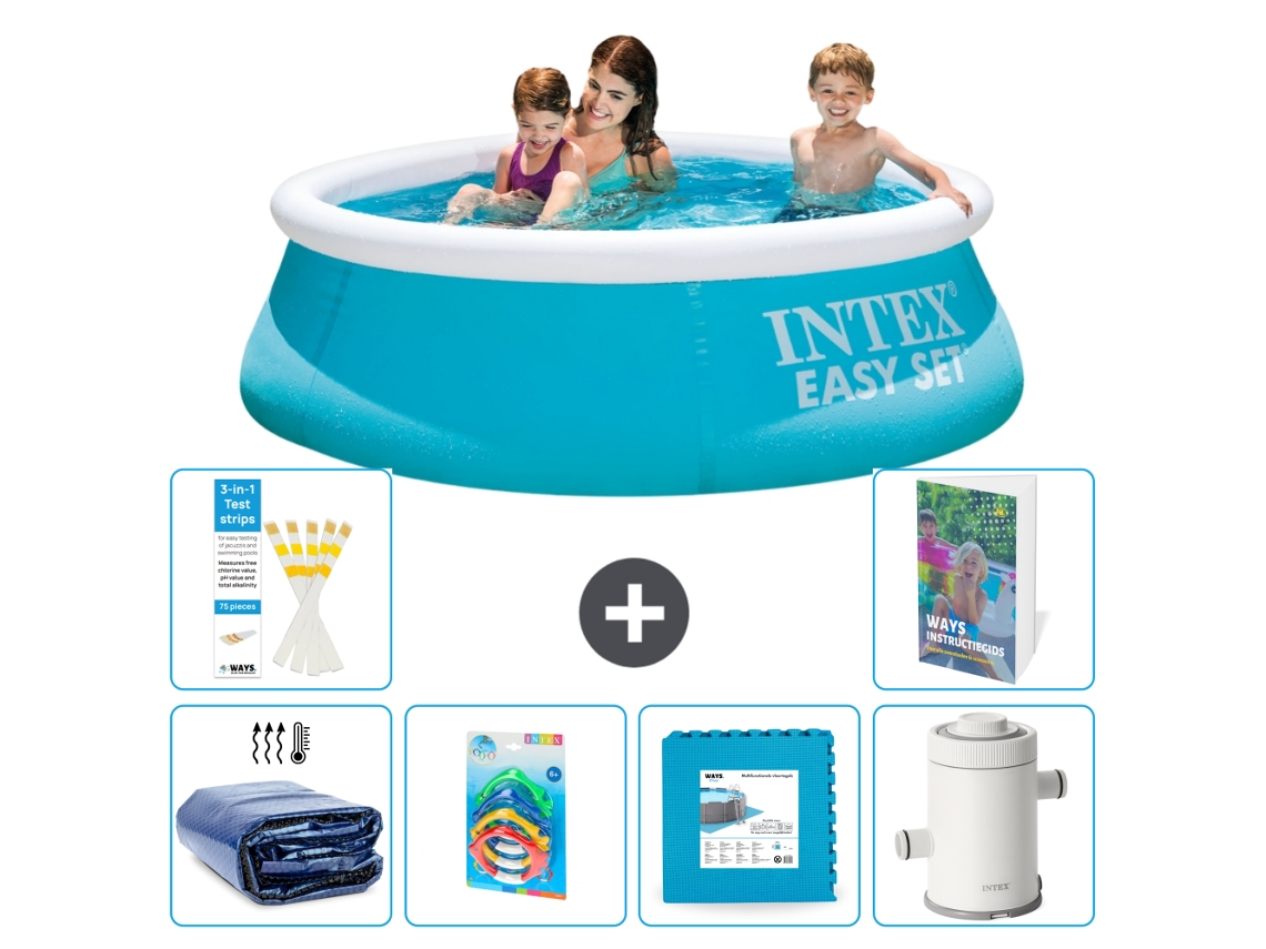 Intex Piscina Easy Set Redonda - 183x51 Cm - 7-peças S55