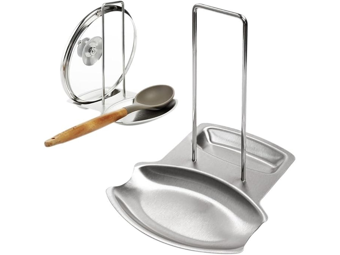 Soporte Extraíble De Acero Inoxidable Para Tapa Y Escurridor Sin Orificio, Resistente A La Corrosión.
