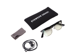Gafas inteligentes Bluetooth con audio de oído abierto, impermeables, recargables y antiluz azul.