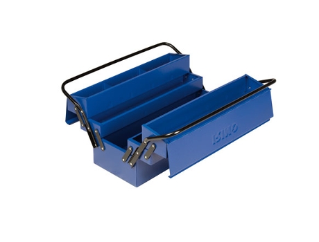 Caja Herramientas Metálica Plegable 2 Asas 5 Bande IRIMO