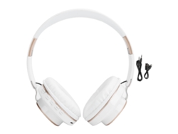 Auriculares Telescópicos Plegables Bluetooth 5.0 Hifi Para Deportes, Ordenador Y Videojuegos - Blanco