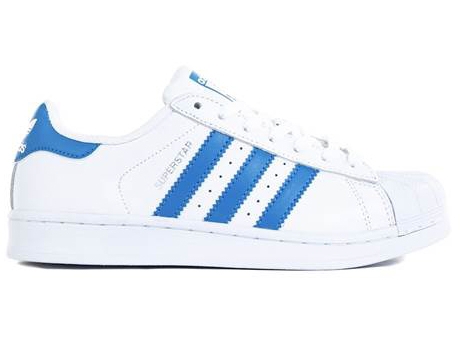 Zapatillas Deportivas ADIDAS Superstar (Blanco - Material Sintético, Cuero Natural- 37,3)
