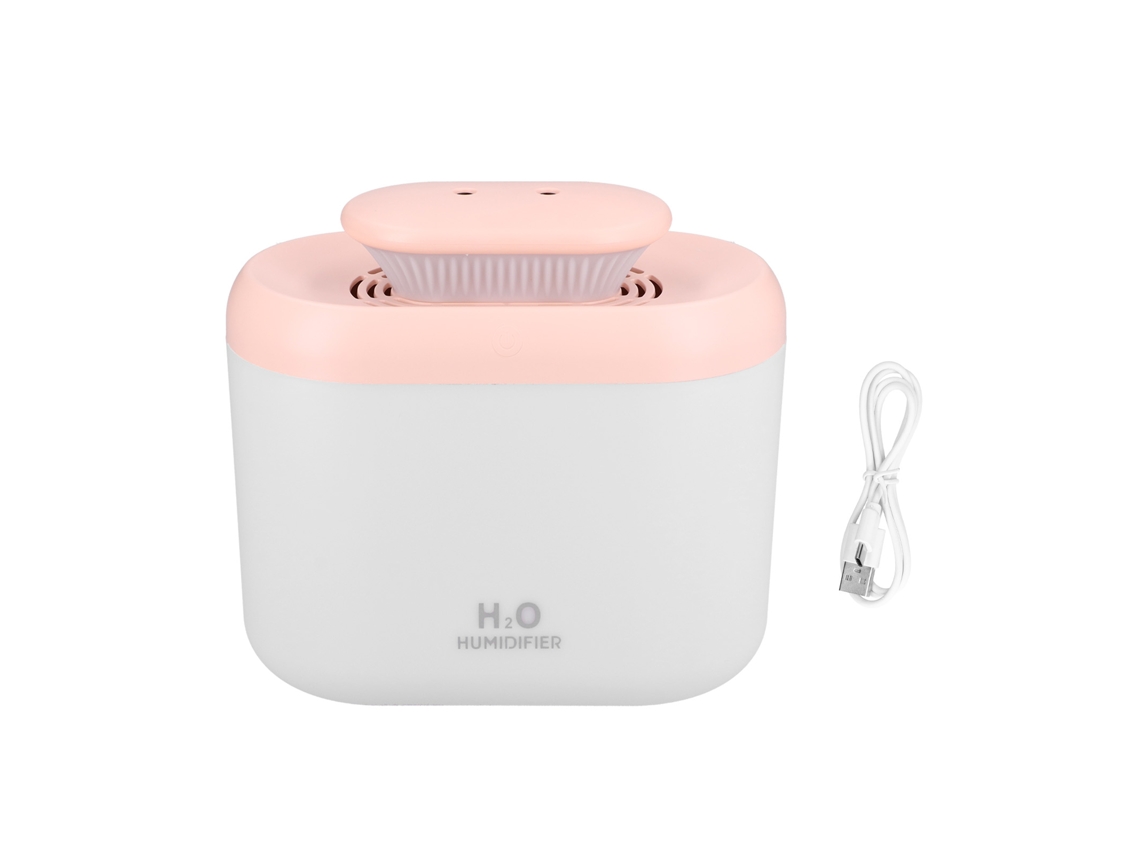 Humidificador De Niebla 3500ml Capacidad Grande Difusor Silencioso Con Luz Nocturna Para Hogar Oficina Rosa