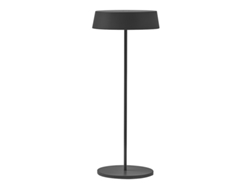 Lámpara De Mesa Portátil Inemuri, Led Antracita, 2,2 W, 2700 K, Ip54, Recargable Por Usb, Regulador Táctil Integrado - Rossini Illuminazione