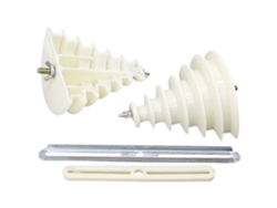 Molde De Bobina Universal Para Enrollado De Motores Eléctricos Monofásico De 0.55-2.2kw Acero Inoxidable Y Abs 16,00x13,30x6,70cm Blanco