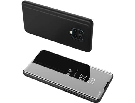 Funda Xiaomi Redmi Note 9 Pro/9S LMOBILE Clear View (Negro)