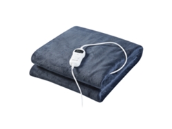 Manta eléctrica Archi 10 niveles de calor 120W Vlies 200x150 cm Azul Oscuro [en.casa] [EN.CASA]