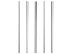 5 Ejes Redondos De Acero Inoxidable De Φ6 Mm Y 150 Mm Para Robots De Competición Tetrix Ftc Frc First