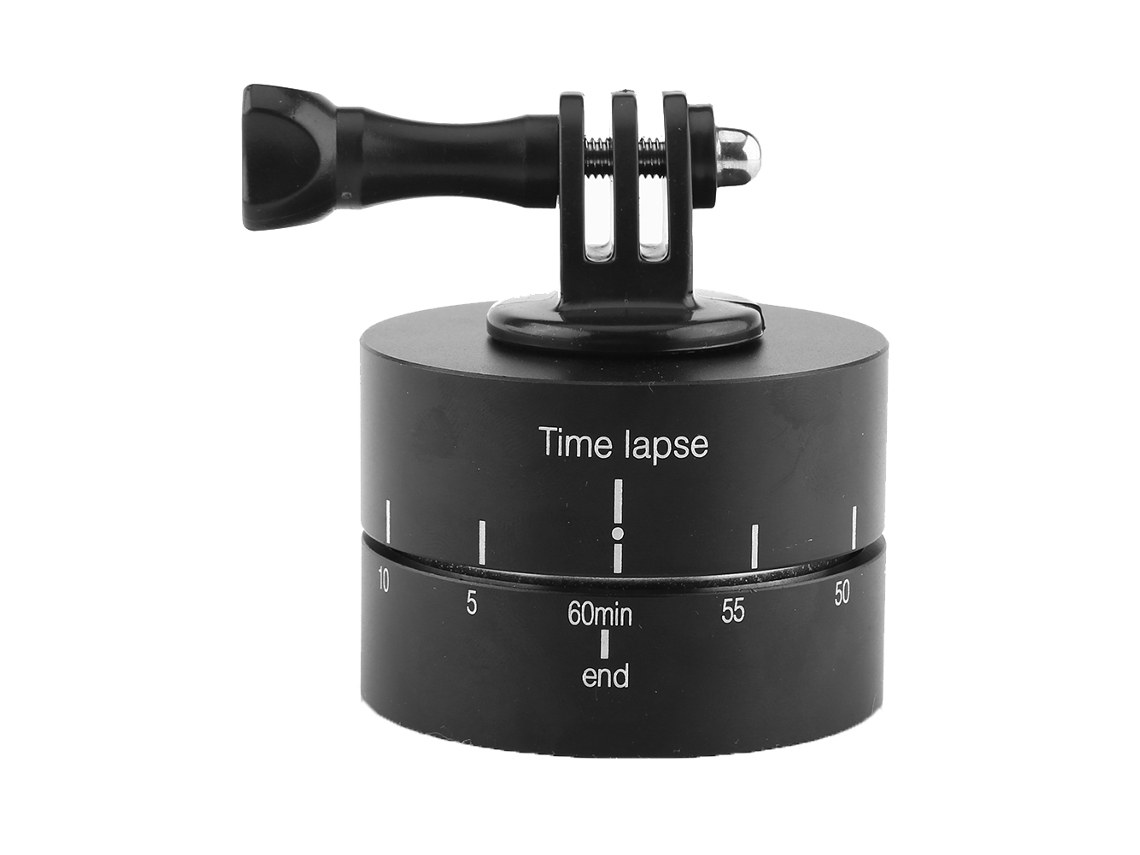 360° 60 Minutos Rotación Tripode Estabilizador Time Lapse Adaptador Para Gopro Iphone