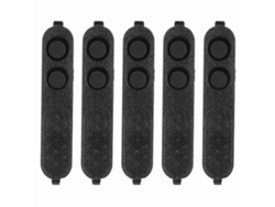 5 Unidades De Bloqueo Ptt Y Goma Compatibles Con Walkie-talkies Motorola Xir P3688 Dep450 Dp1400
