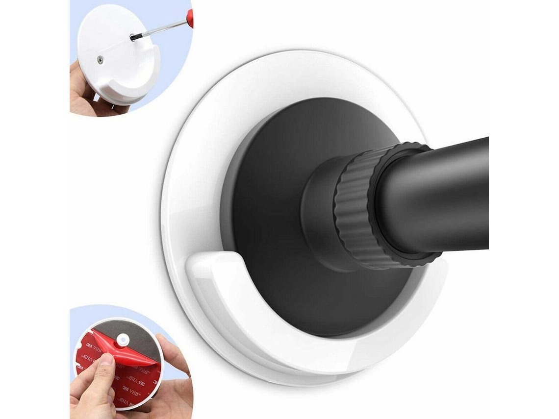 2026-2 Piezas Soporte De Barra De Cortina De Ducha Adhesivo Anti-deslizante Universal Para Pared Instalación Versátil Diseño Práctico