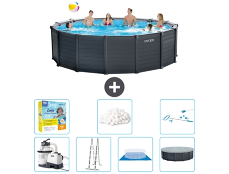 Piscina Tubular INTEX 26384GS-CB52 (16805 L - 478x124cm)
