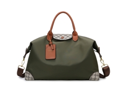 (Verde grande) Bolsa de viaje de corta distancia, gran capacidad, bolso de mano, para viajes de negocios y de negocios, yoga y gimnasio.